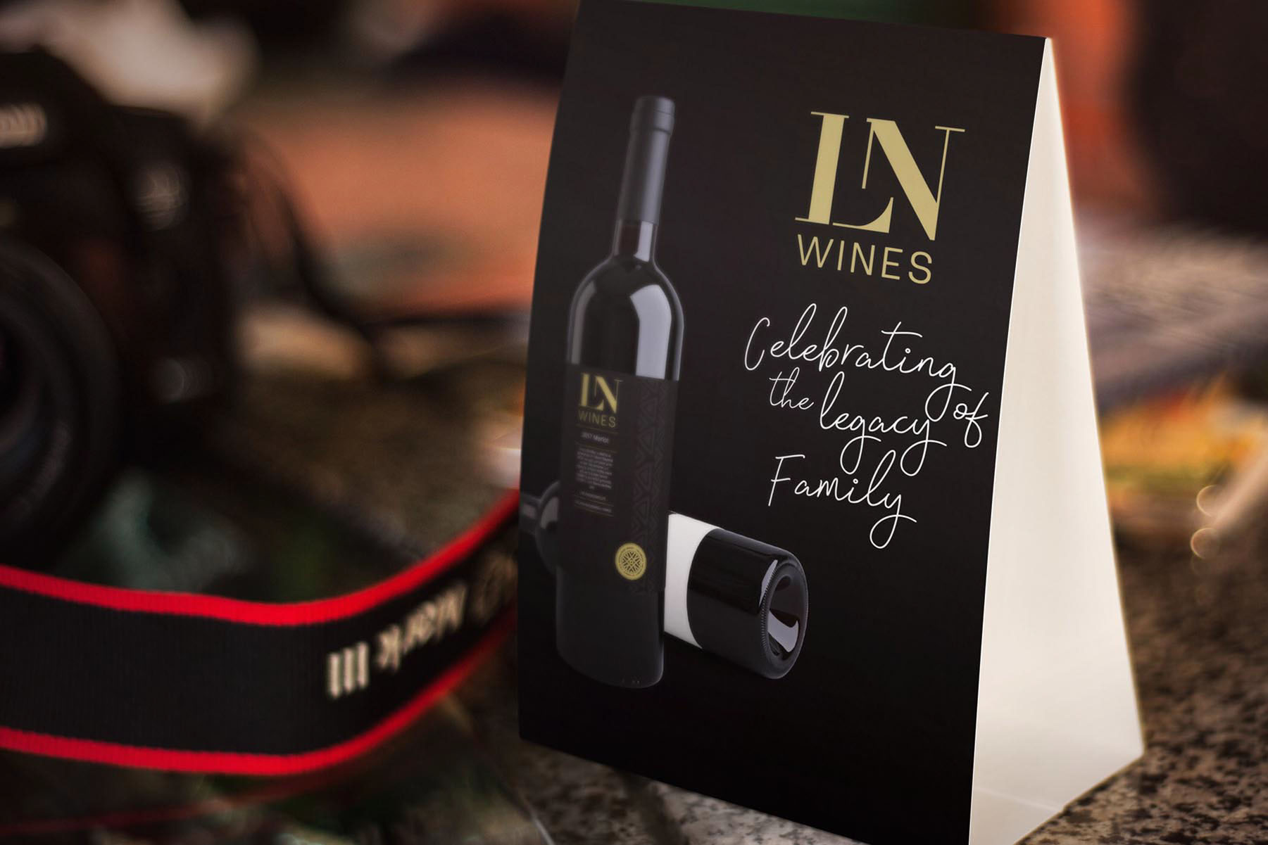 LN Wines Website Mockups - Table Talker